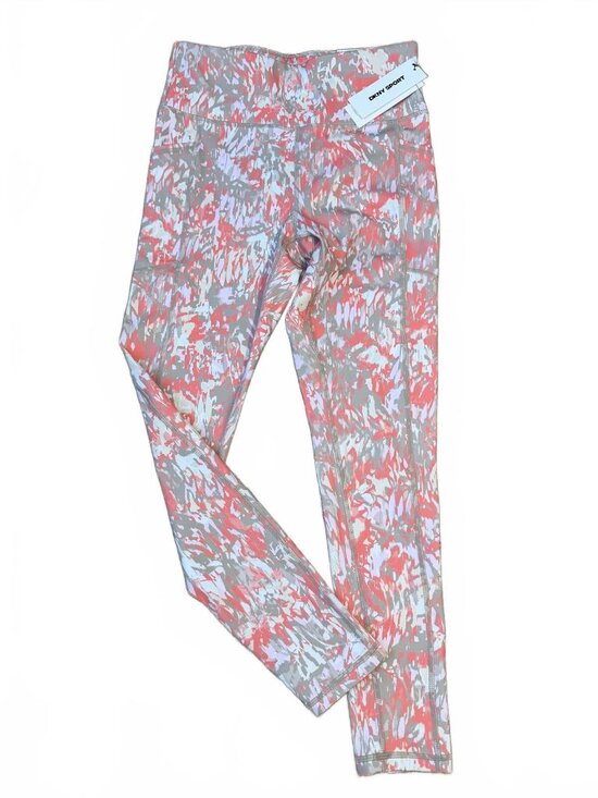 Dkny Pants - DKNY Sport Printed Interlock High-Waist 7/8 Fitness Leggings.